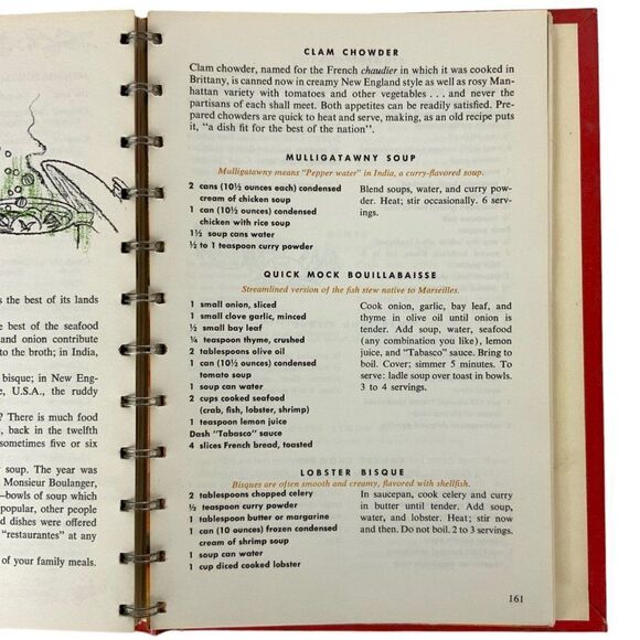 A Campbell Cookbook Cooking with Soup Recipe Book by Carolyn Campbell 1960s - Picture 12 of 12